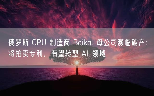 俄罗斯 CPU 制造商 Baikal 母公司濒临破产：将拍卖专利，有望转型 AI 领域