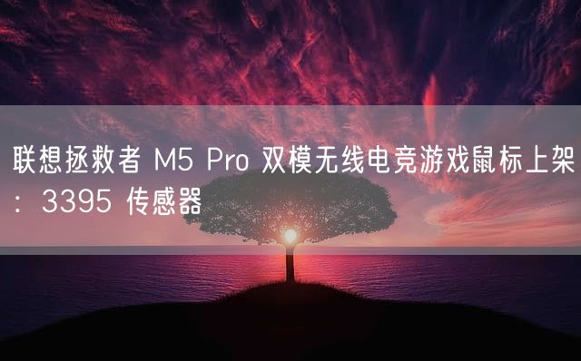 联想拯救者 M5 Pro 双模无线电竞游戏鼠标上架：3395 传感器